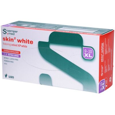 Sempermed Skin² White – Velvet XP White – Größe XL (9-10) 180 ct Sempermed Skin² White – Velvet XP White – Größe XL (9-10) 180 ct