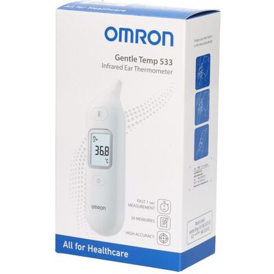 Omron Gentle Temp 533 – Hochmodernes Infrarot-Ohrthermometer 1 ct Omron Gentle Temp 533 – Hochmodernes Infrarot-Ohrthermometer 1 ct