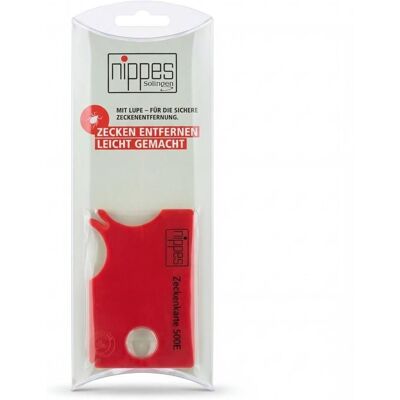 Nippes Zeckenkarte Kunstoff mit Lupe 1 ct Nippes Zeckenkarte Kunstoff mit Lupe 1 ct
