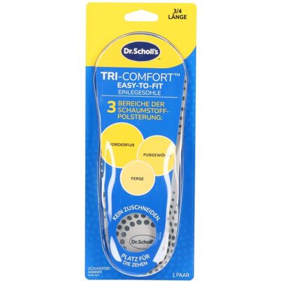 DR. Scholl's Tri-Comfort Sohlen 40 -46.5 M 1 Paar 1 ct DR. Scholl's Tri-Comfort Sohlen 40 -46.5 M 1 Paar 1 ct