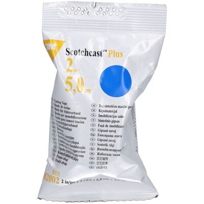 3M Scotchcast Plus Starrer Harzstreifen 5cmx3.65m - Blau 1 ct 3M Scotchcast Plus Starrer Harzstreifen 5cmx3.65m - Blau 1 ct