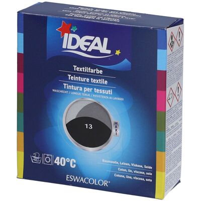 Ideal Maxi Langanhaltende Textilfarbe - 13 Schwarz 1 ct Ideal Maxi Langanhaltende Textilfarbe - 13 Schwarz 1 ct