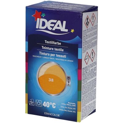 Ideal® Mini Textilfarbe No38 Mandarine für Baumwolle, Leinen, Viskose & Seide 1 ct Ideal® Mini Textilfarbe No38 Mandarine für Baumwolle, Leinen, Viskose & Seide 1 ct