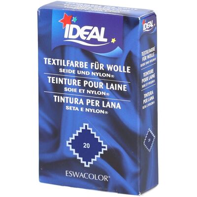 Ideal® Textilfarbe Nr. 20 für Wolle, Seide & Nylon – Hand- & Maschinenwäsche 30 g Ideal® Textilfarbe Nr. 20 für Wolle, Seide & Nylon – Hand- & Maschinenwäsche 30 g