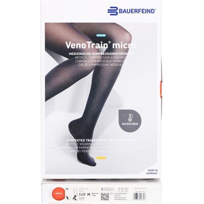 Bauerfeind VenoTrain micro strumpf creme - Medizinische Kompressionsstrümpfe - AD Ccl2 Größe M normal/lang Fuß geschlossen 1 ct Bauerfeind VenoTrain micro strumpf creme - Medizinische Kompressionsstrümpfe - AD Ccl2 Größe M normal/lang Fuß geschlossen 1 ct