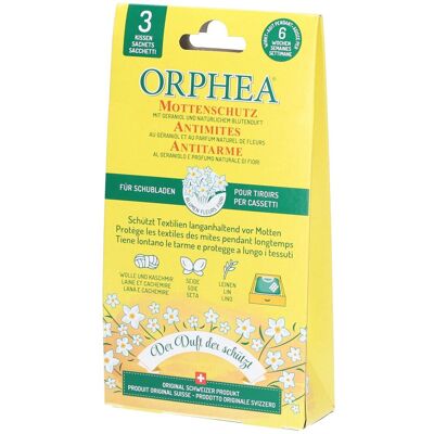 Orphea Mottenkissen mit Blütenduft 3 ct Orphea Mottenkissen mit Blütenduft 3 ct