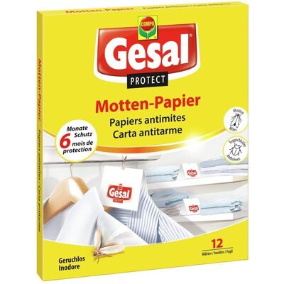 Gesal® Motten-Papier 12 ct Gesal® Motten-Papier 12 ct