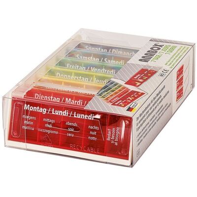 Anabox Medidispender 7 Tage bunt 1 ct Anabox Medidispender 7 Tage bunt 1 ct