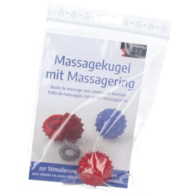 Sahag® Energie Massagekugel mit Massagering Stimulator 1 ct Sahag® Energie Massagekugel mit Massagering Stimulator 1 ct