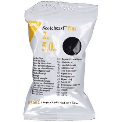 3M Scotchcast Plus Starrer Harzstreifen 5cmx3.65m - Schwarz 1 ct 3M Scotchcast Plus Starrer Harzstreifen 5cmx3.65m - Schwarz 1 ct