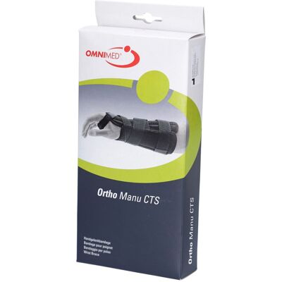 Omnimed Ortho Manu CTS - Handgelenkschiene für Karpaltunnel - Größe M 16,5-19,0 cm - Rechts 1 ct Omnimed Ortho Manu CTS - Handgelenkschiene für Karpaltunnel - Größe M 16,5-19,0 cm - Rechts 1 ct