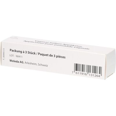 Weleda Applikator für Vaginalsalbe – 3 Stück 3 ct Weleda Applikator für Vaginalsalbe – 3 Stück 3 ct