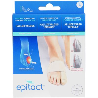 Epitact® Hallux Valgus Korrekturbandage Tag L 1 ct Epitact® Hallux Valgus Korrekturbandage Tag L 1 ct