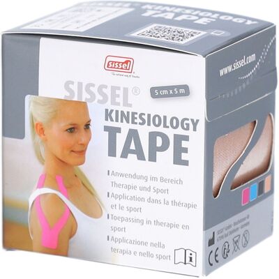 Sissel Bande Kinesiology Tape 5 cm x 5 m Beige 1 ct Sissel Bande Kinesiology Tape 5 cm x 5 m Beige 1 ct