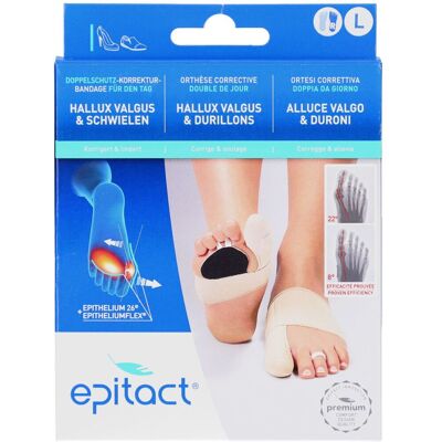 Epitact® Doppelschutz-Bandage L rechts 1 ct Epitact® Doppelschutz-Bandage L rechts 1 ct