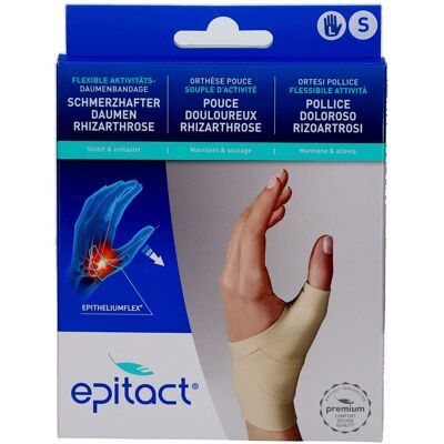 Epitact Flexible Daumenorthese Rhizarthrose links Größe S 1 ct Epitact Flexible Daumenorthese Rhizarthrose links Größe S 1 ct
