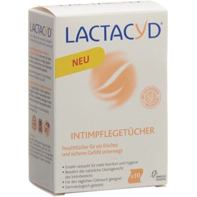 Lactacyd Intimhygienetücher 10 ct Lactacyd Intimhygienetücher 10 ct