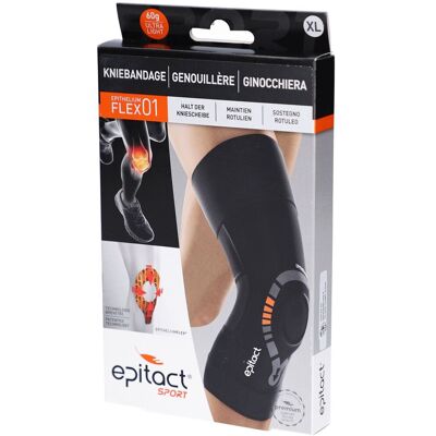 Epitact Sport Kniebandage Epithelium Flex01 Patellastütze XL 1 ct Epitact Sport Kniebandage Epithelium Flex01 Patellastütze XL 1 ct