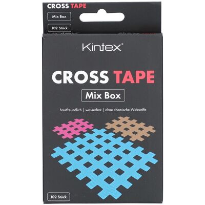 Kintex Cross Tape – Mix Box mit 102 Gitterpflastern für Akupunktur- und Schmerzpunkte 102 ct Kintex Cross Tape – Mix Box mit 102 Gitterpflastern für Akupunktur- und Schmerzpunkte 102 ct