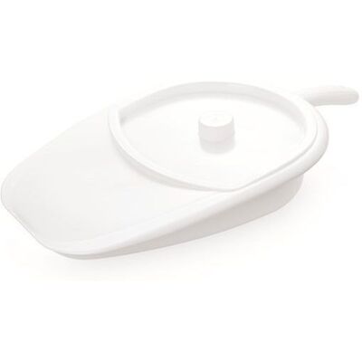 Vitility Bettpfanne mit Deckel 1 ct Vitility Bettpfanne mit Deckel 1 ct