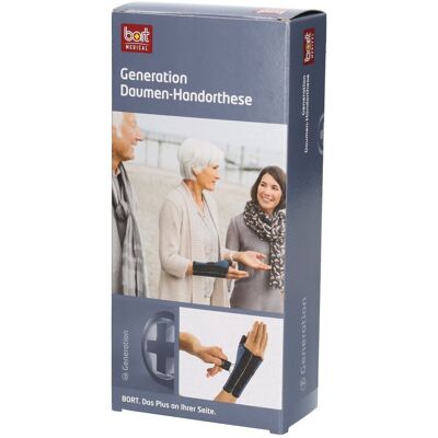 Bort Generation Daumen-Hand-Orthese, Größe M: 17 x 19 cm – links 1 ct Bort Generation Daumen-Hand-Orthese, Größe M: 17 x 19 cm – links 1 ct