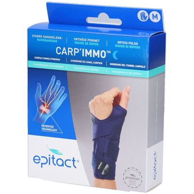 Epitact Carp'Immo Starre Handgelenkbandage für den Karpaltunnel, Nacht, M 1 ct Epitact Carp'Immo Starre Handgelenkbandage für den Karpaltunnel, Nacht, M 1 ct