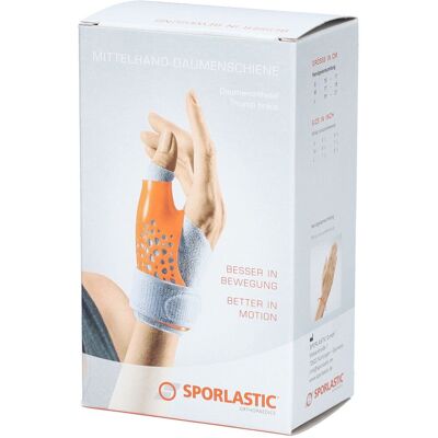 SPORLASTIC Mittelhand-Daumenschiene beige Gr. M rechts 1 ct SPORLASTIC Mittelhand-Daumenschiene beige Gr. M rechts 1 ct