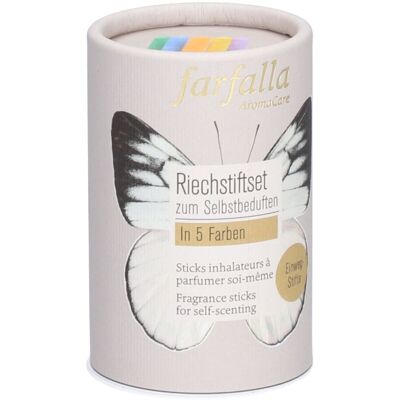 farfalla Set von Inhalationssticks 5 Farben 1 ct farfalla Set von Inhalationssticks 5 Farben 1 ct