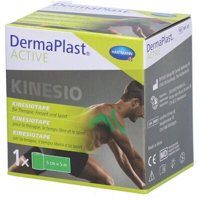 Hartmann Dermaplast® Activ-Kinesiotape 5cm x 5m vert 1 ct Hartmann Dermaplast® Activ-Kinesiotape 5cm x 5m vert 1 ct