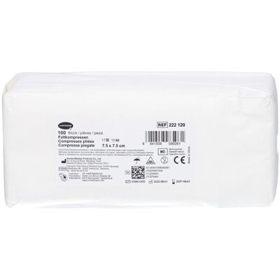 Hartmann Ivf® Faltkompresse Typ 17 – 7.5x7.5 cm, 12-fach 100 ct Hartmann Ivf® Faltkompresse Typ 17 – 7.5x7.5 cm, 12-fach 100 ct