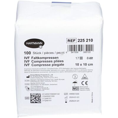 Hartmann IVF Faltkompresse Typ17 100 ct Hartmann IVF Faltkompresse Typ17 100 ct