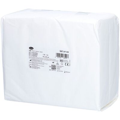 Hartmann Compresses IVF Non Stériles 17 Fils 12 Plis 10 x 30 cm 100 ct Hartmann Compresses IVF Non Stériles 17 Fils 12 Plis 10 x 30 cm 100 ct