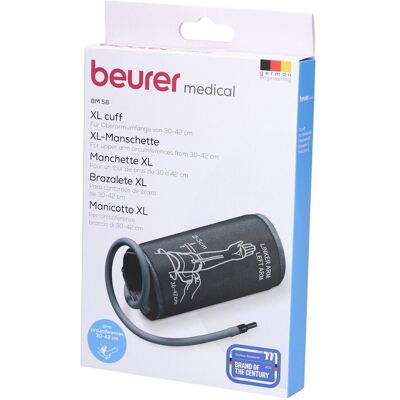 Beurer BM 58 Oberarmmanschette XL Ersatzteil für Blutdruckmessgerät 1 ct Beurer BM 58 Oberarmmanschette XL Ersatzteil für Blutdruckmessgerät 1 ct