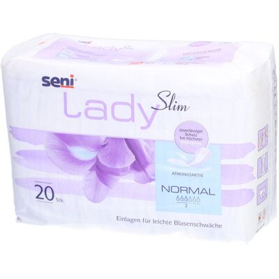 TZMO Deutschland GmbH - Seni Lady Slim Inkontinenzeinlage normal 20 St - pantyliner TZMO Deutschland GmbH - Seni Lady Slim Inkontinenzeinlage normal 20 St - pantyliner