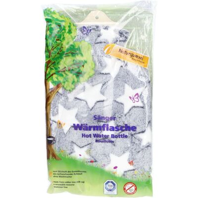 Sänger Wärmflasche Naturkautschuk Plüsch 2L Sterne blau 1 ct Sänger Wärmflasche Naturkautschuk Plüsch 2L Sterne blau 1 ct