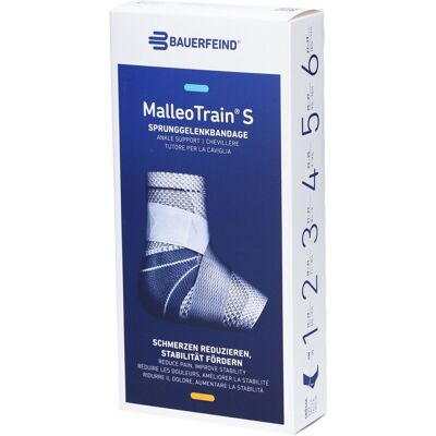 Bauerfeind AG MALLEOTRAIN S - links 4 Titanium - Knöchelbandage Bauerfeind AG MALLEOTRAIN S - links 4 Titanium - Knöchelbandage