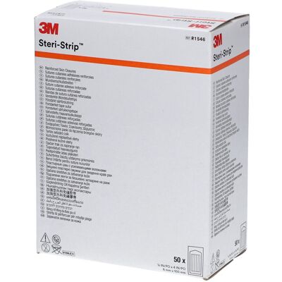 3M - R1546 - 6mm x 100mm - Packung 50 - Hautverschluss 3M - R1546 - 6mm x 100mm - Packung 50 - Hautverschluss