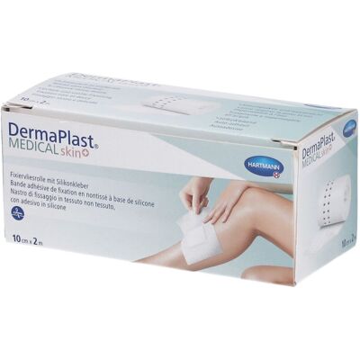 Hartmann Dermaplast® Medical Skin+ Fixierklebeband 10 cm x 2 m 1 ct Hartmann Dermaplast® Medical Skin+ Fixierklebeband 10 cm x 2 m 1 ct