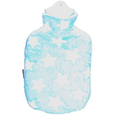 Sänger Wärmflasche Plüschbezug 2L Sterne blau 1 ct Sänger Wärmflasche Plüschbezug 2L Sterne blau 1 ct