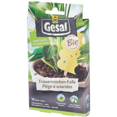 Gesal Bio Trauermückenfalle Gelb beidseitig klebend 10 ct Gesal Bio Trauermückenfalle Gelb beidseitig klebend 10 ct