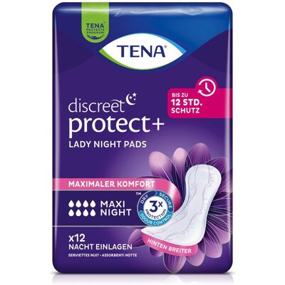 Tena Lady Maxi Night - Hochsaugende Inkontinenz-Einlage - Nächtlicher Schutz Tena Lady Maxi Night - Hochsaugende Inkontinenz-Einlage - Nächtlicher Schutz