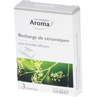 Le comptoir Aroma - Recharge de céramiques pour bracelet diffuseur x3 3 ct Le comptoir Aroma - Recharge de céramiques pour bracelet diffuseur x3 3 ct