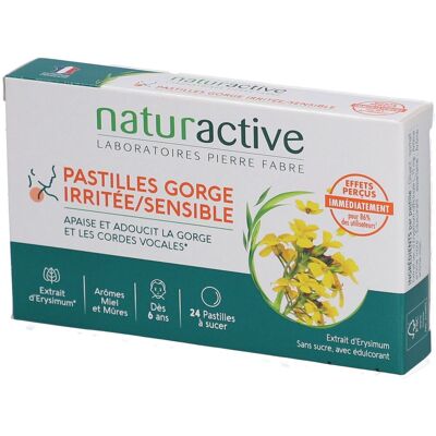 Naturactive Erysimum officinale Halsschmerzpastillen - Linderung bei Halsschmerzen Naturactive Erysimum officinale Halsschmerzpastillen - Linderung bei Halsschmerzen