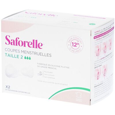 Saforelle Menstruationscups Größe 2 1 ct Saforelle Menstruationscups Größe 2 1 ct