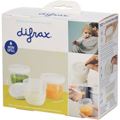 difrax® Behälter für Muttermilch und Babynahrung 6 ct difrax® Behälter für Muttermilch und Babynahrung 6 ct