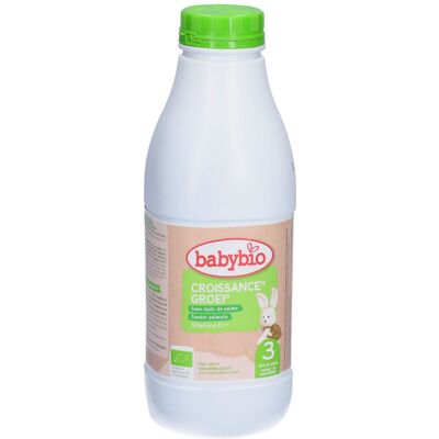 Babybio - Wachstums-Milch 10 Monate Bio - 1 Liter 1 l Babybio - Wachstums-Milch 10 Monate Bio - 1 Liter 1 l
