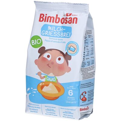 Bimbosan Milchgriess Bio - Ab 6 Monaten, mit Schweizer Milch 0.3 kg Bimbosan Milchgriess Bio - Ab 6 Monaten, mit Schweizer Milch 0.3 kg