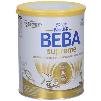 Nestlé Beba Supreme 3 Folgemilch ab dem 12. Monat 0.83 kg Nestlé Beba Supreme 3 Folgemilch ab dem 12. Monat 0.83 kg