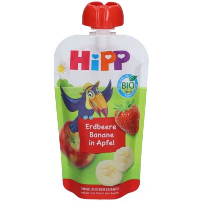 HiPP Quetschie Erdbeere, Banane in Apfel 100 g HiPP Quetschie Erdbeere, Banane in Apfel 100 g