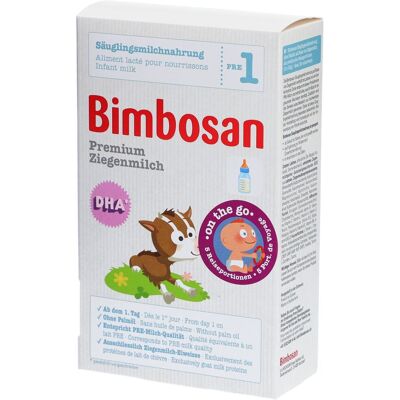 Bimbosan Premium Ziegenmilch Säuglingsmilchnahrung PRE 1 125 g Bimbosan Premium Ziegenmilch Säuglingsmilchnahrung PRE 1 125 g